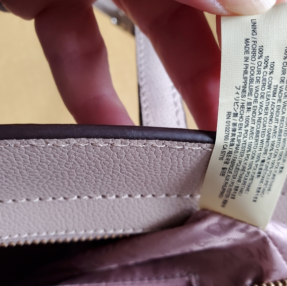 Kate Spade Patterson Drive Small Geraldine Ivory/Light Taupe Leather Satchel Bag - Picture 8 of 12